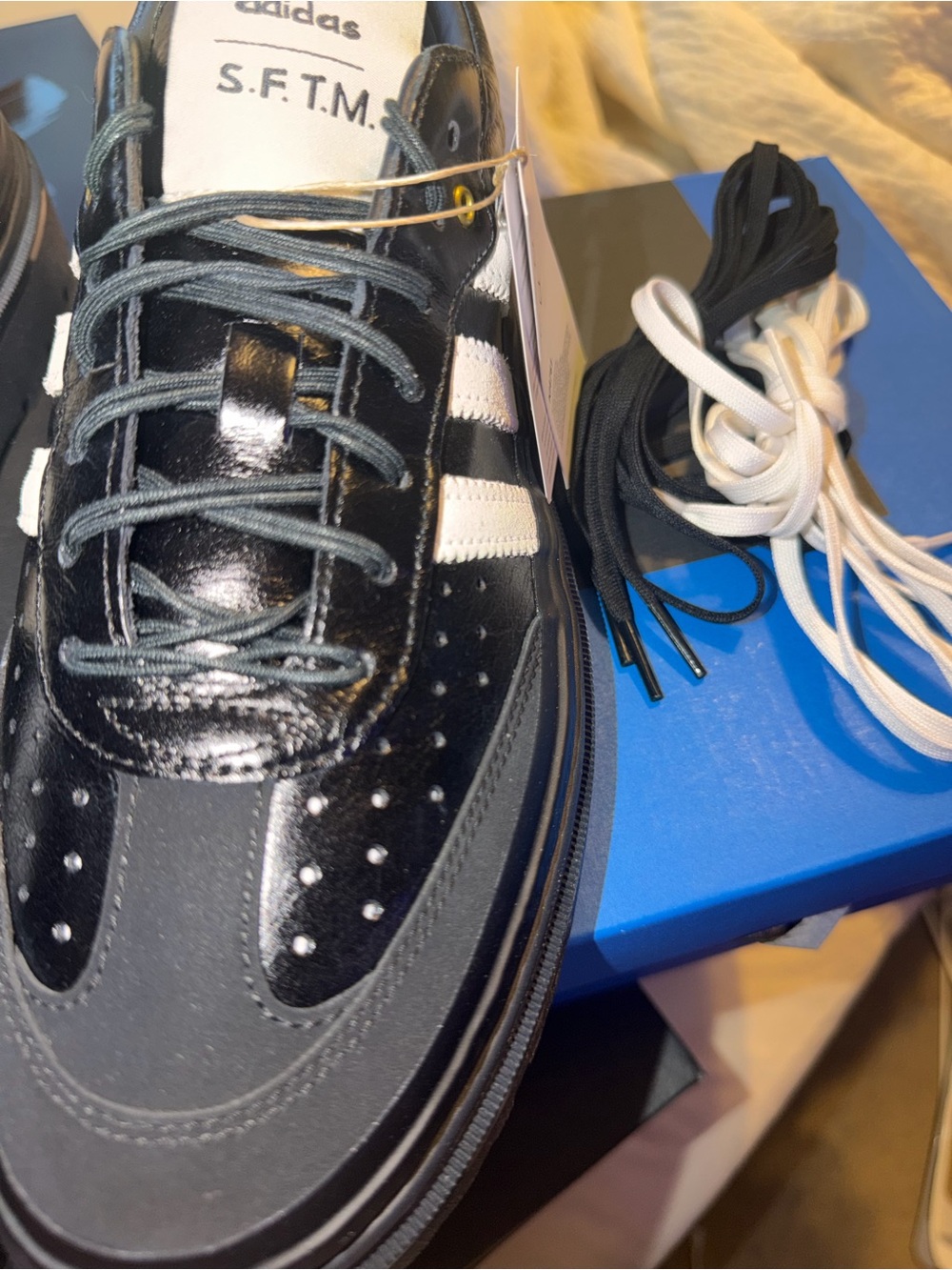 Adidas Samba LX Freizeit (Black, Off White) men’s 10.5 “Song For The Mute” Rare - Picture 2 of 7
